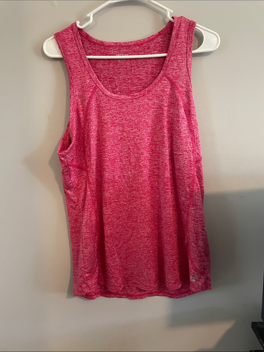 bcg Heathered Red/Pink Athletic Tank Top